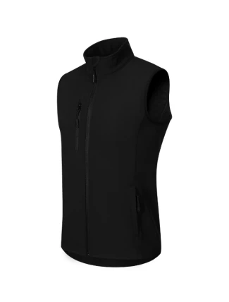 Trail softshellová vesta pánská černá