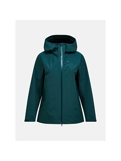 Dámská bunda PEAK PERFORMANCE W Treeline Hipe 2.5L Shell Jacket, zelená barva