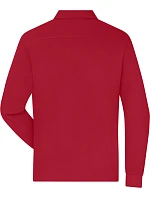 Daiber JN 1842 Pánské pracovní piqué polo s dlouhým rukávem 02.1842 red Daiber JN 1842 Pánské pracovní piqué polo s dlouhým rukávem 02.1842 red