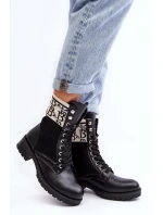 Dámské pracovní boty s ponožkou černou Hakina