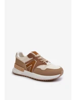 Dámské tenisky z ekologické kůže hnědé Vinelli