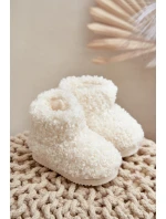 Dětské Sněhule S Kožíškem Typu Beránek Světle Béžové Mevael Dětské Sněhule S Kožíškem Typu Beránek Světle Béžové Mevael