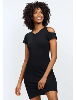 Dámská noční košilka Slip Esi černá - DKaren Dámská noční košilka Slip Esi černá - DKaren