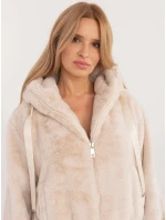 Dámská bunda G230111.55P světle béžová - FPrice Dámská bunda G230111.55P světle béžová - FPrice