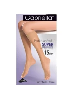 Dámské netlačící podkolenky Gabriella Super 15 den A'2
