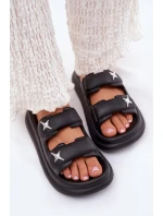 Pěnové Dámské Sandály Na Platformě Černé Falowena