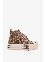 Dámské Tenisky S Mašlí A Zipem Na Platformě Panthera Mavara Dámské Tenisky S Mašlí A Zipem Na Platformě Panthera Mavara