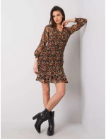 Šaty 328 SK 50024.52 černá a béžová Šaty 328 SK 50024.52 černá a béžová