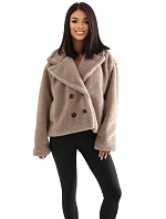 Bunda CS KR G230157.12, tmavě béžová Bunda CS KR G230157.12, tmavě béžová