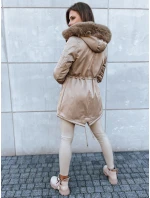 Dámská zimní bunda parka GODDESS béžová FashionStreet TY3868