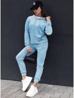 Dámský velurový komplet RELAX FIT blue FashionStreet AY1071