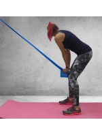 FITNESS GUMA PROFIT LONG MEDIUM 200x15x0,45cm modrá DK 2227