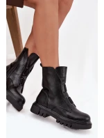 Dámské zateplené workery na zip Jezzi Mailyra – černé Dámské zateplené workery na zip Jezzi Mailyra – černé