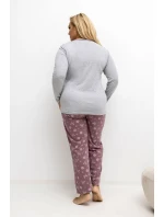 Pohodlná pyžama pro plnoštíhlé model 221187 Forever Pink