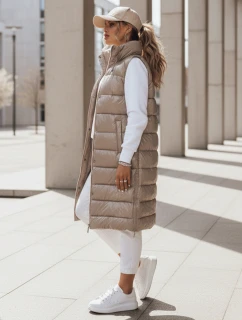 Dámská prošívaná vesta GANTINI béžová FashionStreet TY3745