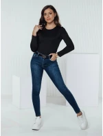 Dámské džínové úzké kalhoty DIVETTI navy blue FashionStreet UY2330