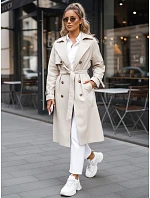 FashionStreet béžový dvouřadový trenčkot TY5351