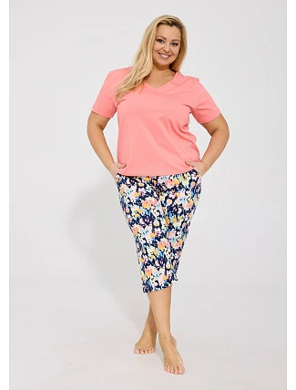 Pyžamo Cornette 875/338 Violetta kr/r 3XL-5XL