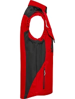 Daiber JN 845 Pracovní vesta - Strong 02.0845 red/black
