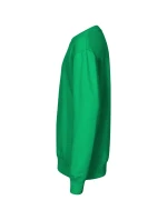 Crew mikina dětská středně zelená