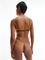 Nevyztužená braletka 2pack QD3806E CJ8 skořicová - Calvin Klein Nevyztužená braletka 2pack QD3806E CJ8 skořicová - Calvin Klein