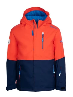 Trollkids Dětská zimní bunda Kids Hallingdal Jacket outdoor orange/green (226-705)