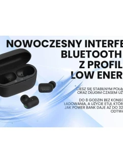 BEZDRÁTOVÁ BLUETOOTH SLUCHÁTKA SAVIO 5.1 IPX5 TWS-09