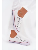 Dámské Nízké Tenisky Big Star DD274A232 Bílé Dámské Nízké Tenisky Big Star DD274A232 Bílé