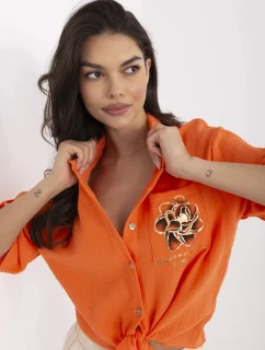 DHJ košile KS 8595 1.66 oranžová