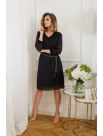 Dámské večerní šaty M306 černé - La Aurora Dámské večerní šaty M306 černé - La Aurora