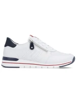 Remonte Rieker R6705-82 bílá kožená sportovní polobotka Remonte Rieker R6705-82 bílá kožená sportovní polobotka