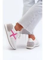 Dámské tenisky na platformě INBLU IN000362 Bílé