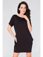 Dámské denní šaty T130/7 černé - Tessita Dámské denní šaty T130/7 černé - Tessita