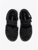 Krásné dámské černé  sandály platforma