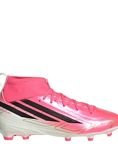Dětské kopačky adidas F50 Hyperfast League Mid FG pink KK1315