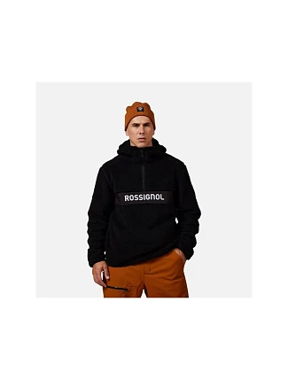 Pánská mikina ROSSIGNOL ALLTRACK ANORAK FLEECE, černá