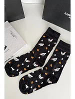 Pánské ponožky Kachny a Kuřata grafitové