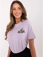 Tričko D12022AC02645H světle fialové