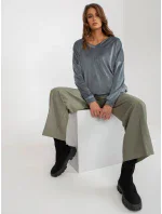 Mikina RV BL 8441.07P šedá modrá Mikina RV BL 8441.07P šedá modrá