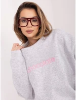 RV BL mikina A1036.47 světle šedá