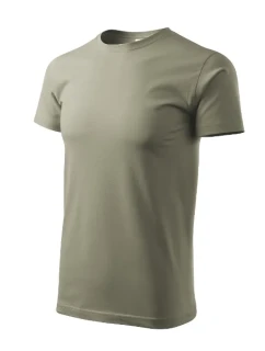 Heavy New tričko unisex světlá khaki