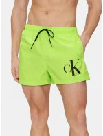 Pánské plavky KM0KM00967 LKQ neonově zelené - Calvin Klein
