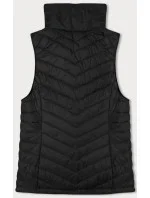 Tenká černá dámská prošívaná vesta se stojáčkem (16M9063-392) Tenká černá dámská prošívaná vesta se stojáčkem (16M9063-392)
