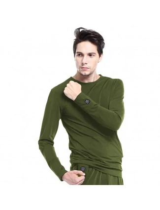 Glovii GJ1CXL vyhřívaná mikina (XL; barva zelená)