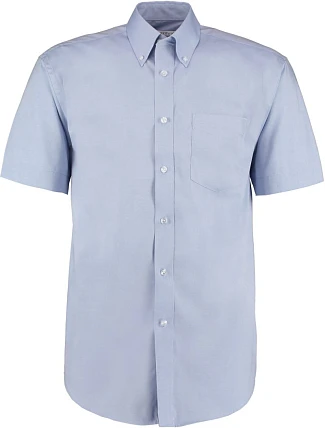 Kustom Kit KK 109 (13,5-18) Košile Oxford s krátkým rukávem 43.0109 light blue