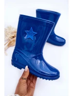 Dětské gumové holínky modré Malvi