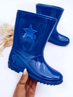 Dětské gumové holínky modré Malvi