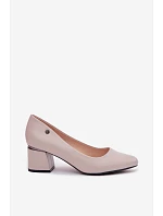 Lodičky na podpatku Vinceza 62292 Šedé