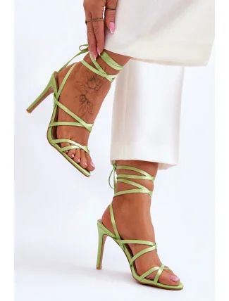 Sandály na šněrování model 179628 Step in style Sandály na šněrování model 179628 Step in style