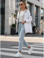 Dámská prošívaná přechodná bunda bílá FashionStreet TY5564